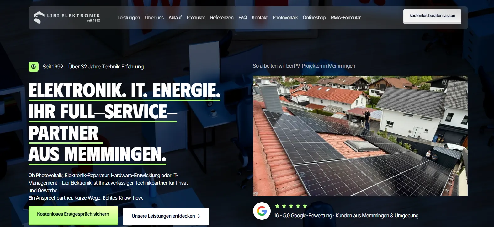 Libi Elektronik Website