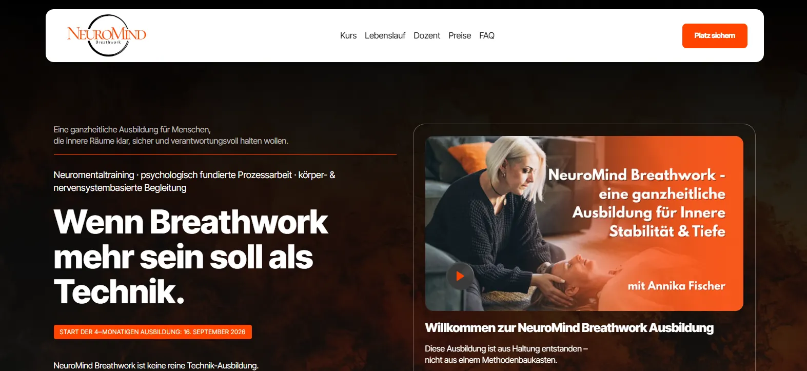 NeuroMind Website
