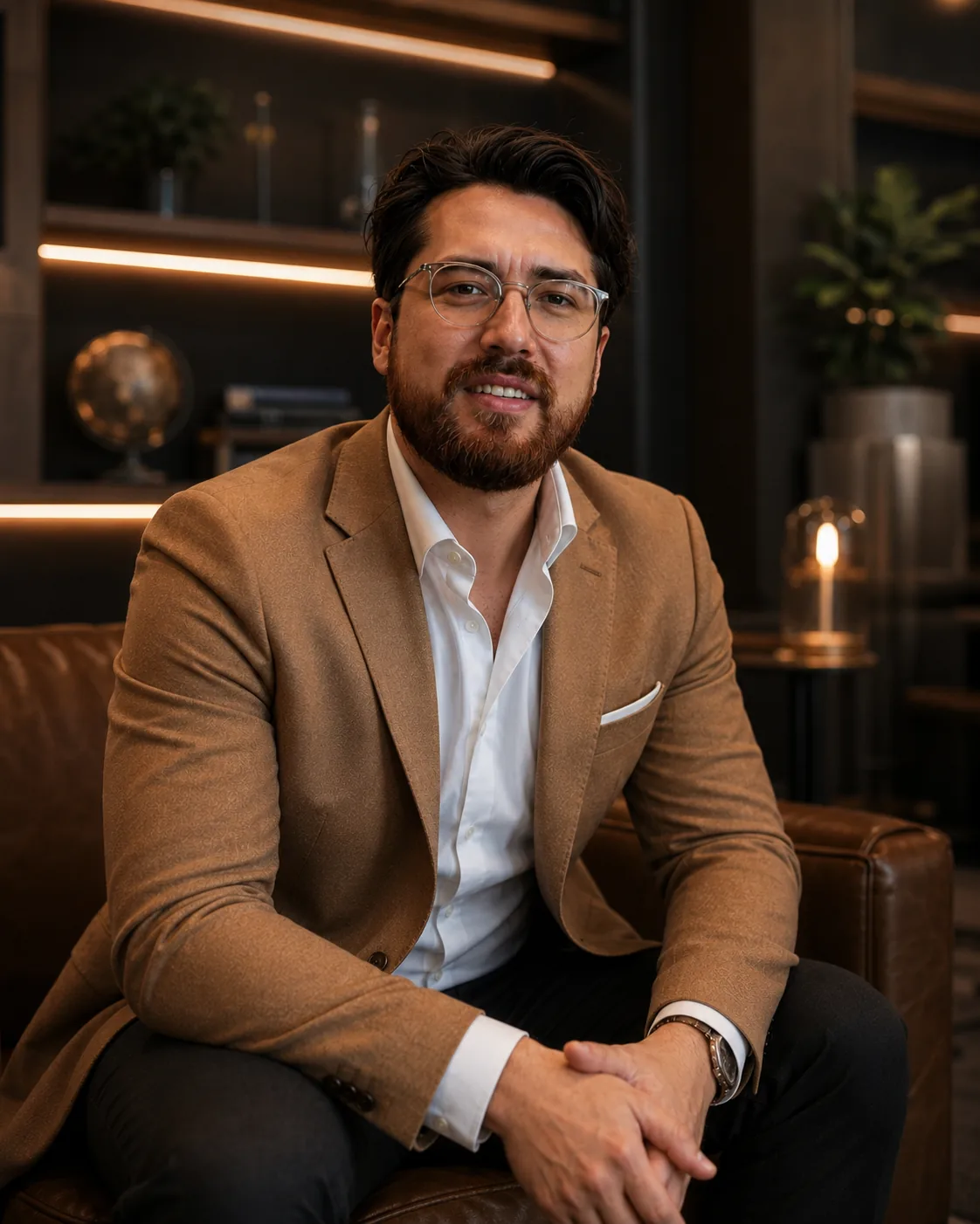 Raphael Hermann in einer Beratungssituation
